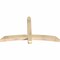 Ekena Millwork Bellingham Rough Sawn Timber Gable Bracket, Douglas Fir, 60"W x 35"H x 4"D x 4"F, 14/12 Pitch GBW060X35X0404BEL00RDF - alternate 3